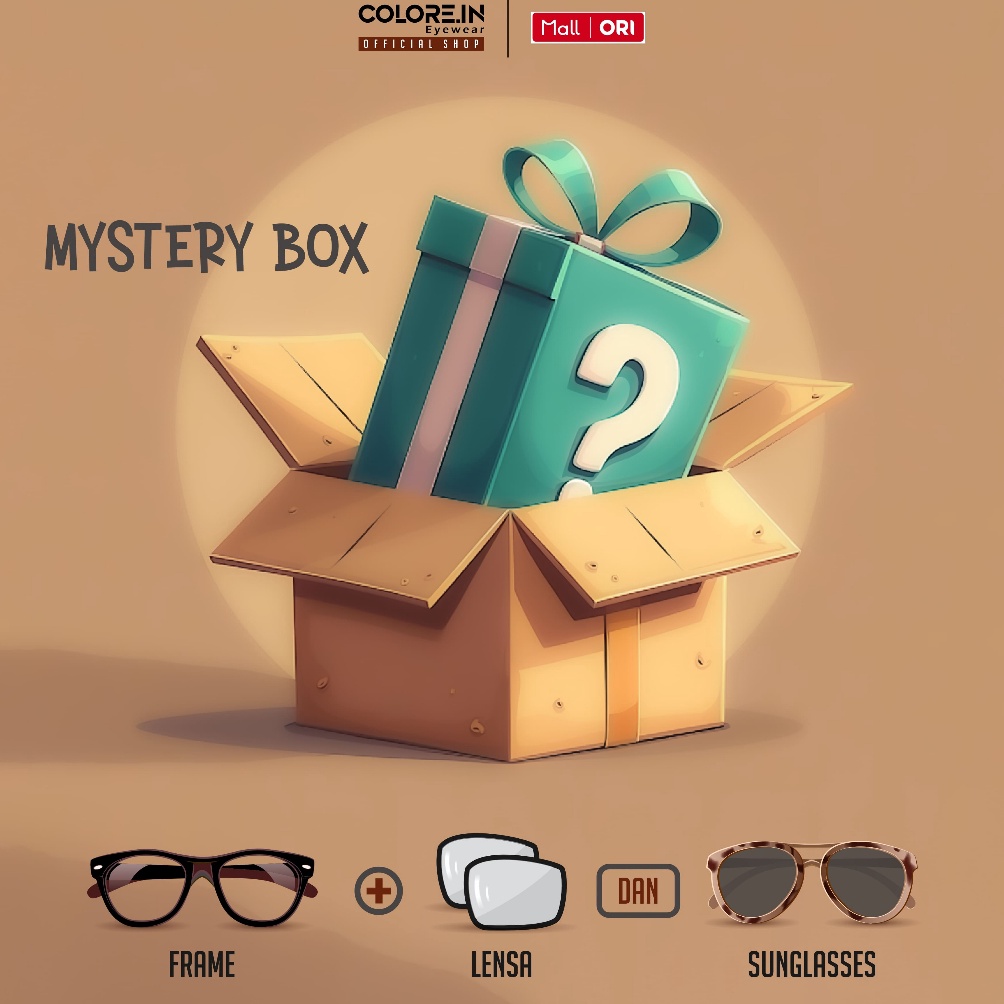 KODE J97R Colorein MYSTERY BOX Sunglasses Frame Random 3pcs Only 99k
