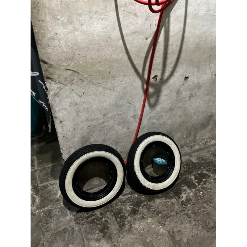 velg vespa besi dan ban continental ring 10