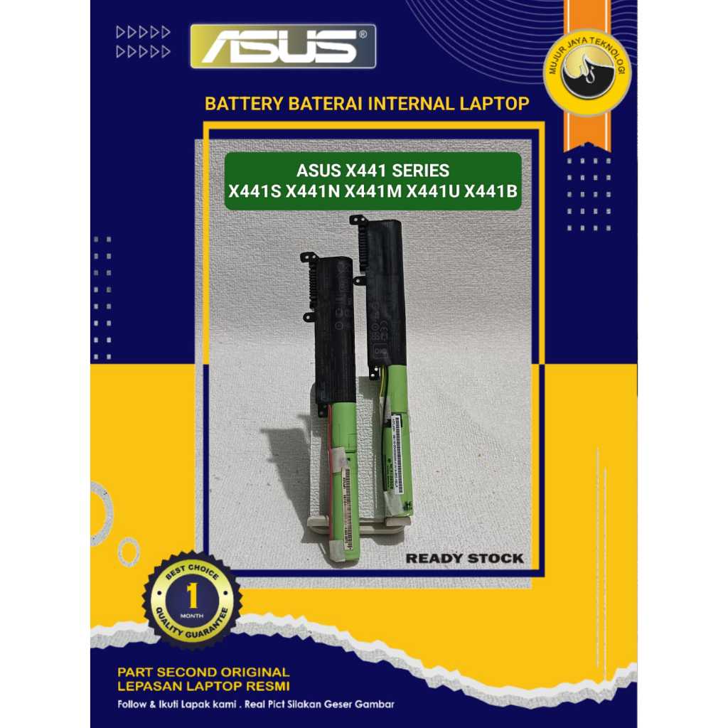 Battery Baterai Laptop Asus X441S X441N X441M X441U X441B A31N1537 Original Genuine Second Tested