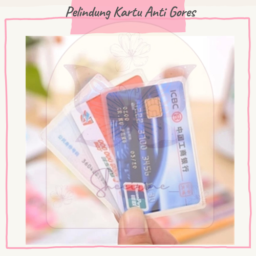 

Plastik ID Pelindung Kartu E-toll Plastic Mika Bening Sampul Cover Plastik Pelindung Kartu Transparan Sampul Cover Anti Gores / Sarung Pelindung Credit Card Tahan Air Serbaguna