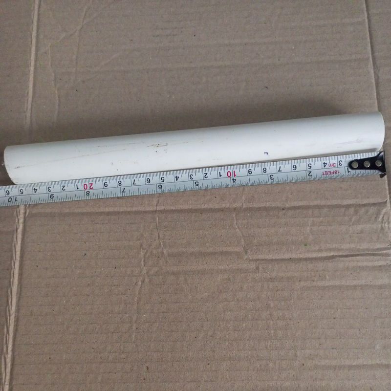 PIPA PARALON PVC  UKURAN 3/4 INCH  3/4 “ PANJANG 25 CM