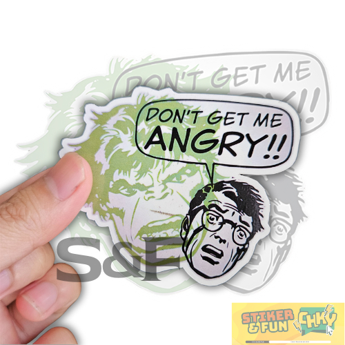 

Stiker Sticker Vinyl Laminasi ANGRY HULK