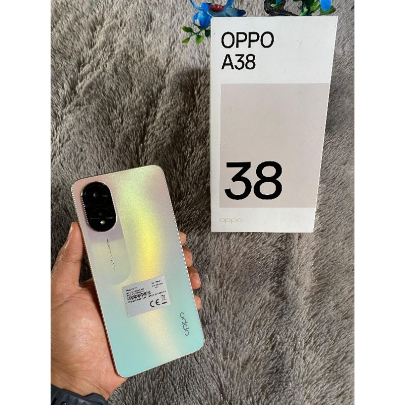 OPPO A38 RAM 6/128 SECOND FULLSET ORIGINAL