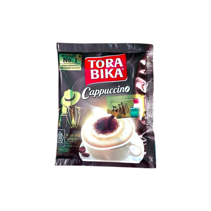 

Torabika capucino 25gr 1 renceng isi 10 pcs
