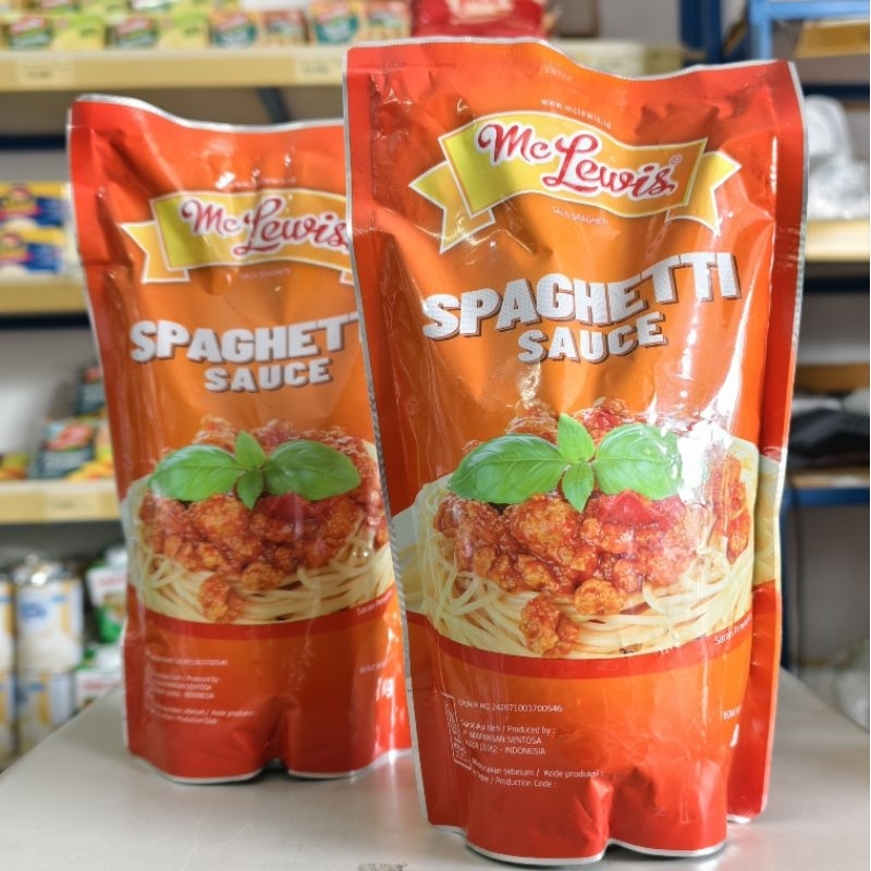 

Mc Lewis Saus Spaghetti 1Kg / Mc Lewis Saus Pasta Spaghetty