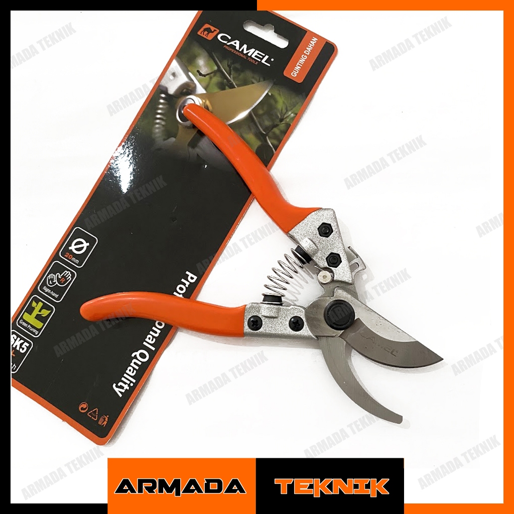 Camel Gunting Dahan Gagang Besi Gunting Ranting Tanaman Rumput Bunga Batang Kecil