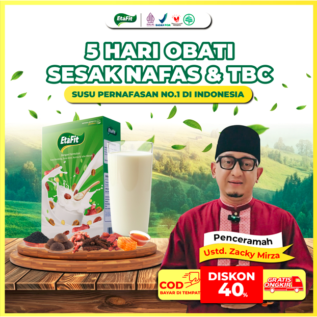 

Obat Herbal Paling Ampuh Atasi Sesak Nafas, Detox, Asma, Batuk, TBC - Susu Kambing Etawa ETAFIT