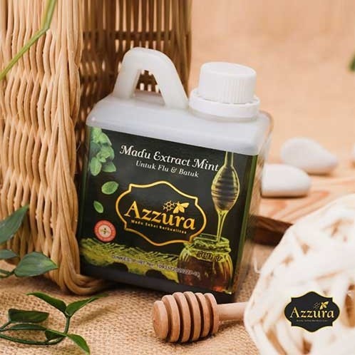 

Madu Extract Mint 500 gr - Madu Herbal Azzura | Flu Batuk Pernafasan dan Hidung Tersumbat