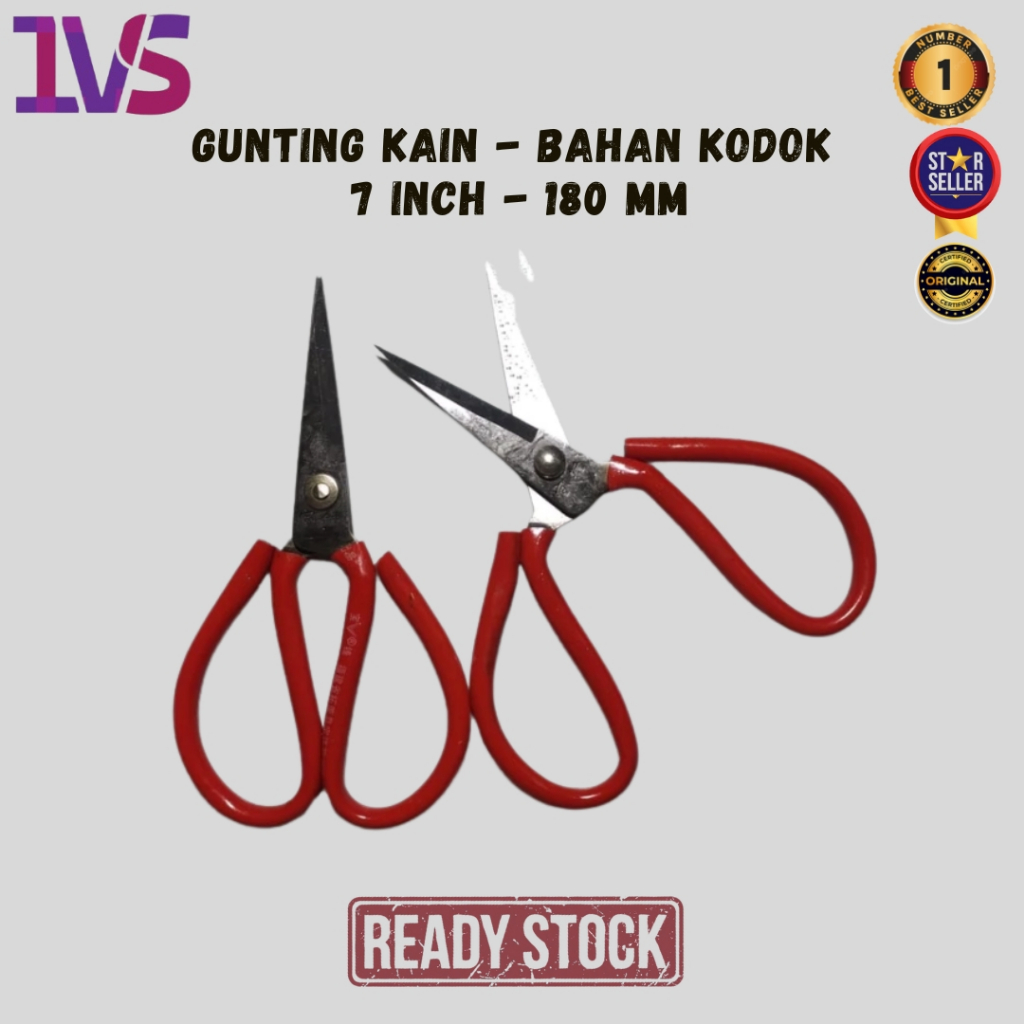

Gunting Kain - Bahan Kodok 7 Inch - 180 MM Kuat & Tajam Import Product
