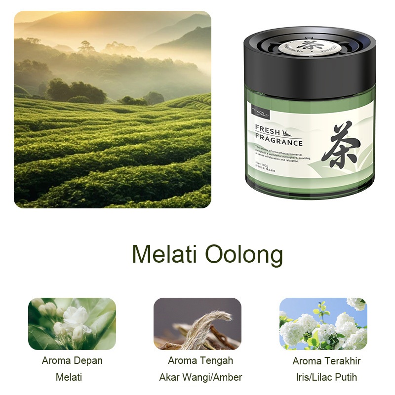 Pengharum ruangan tahan lama rasa teh dan bunga parfum mobil tahan lama dan wangi car aromatherapy m
