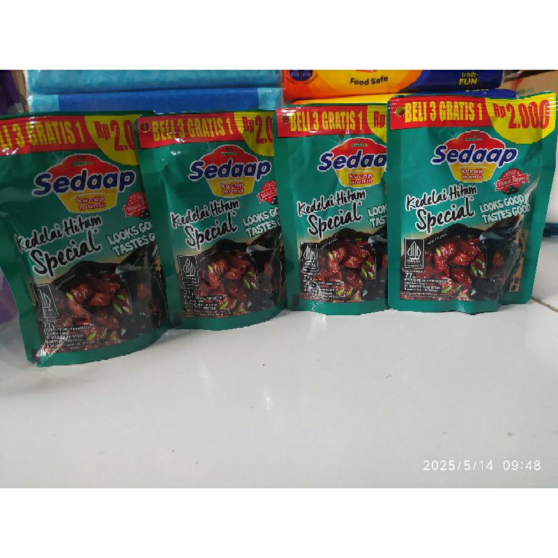 

Kecap sedap 2000 paket isi 4