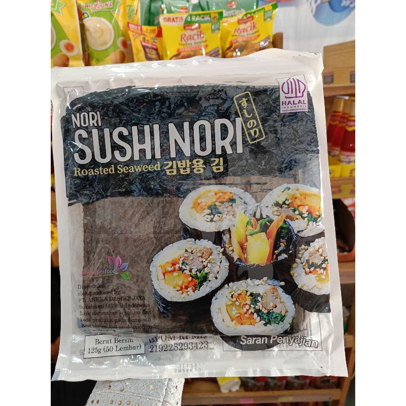 

sushi nori 50 lembar