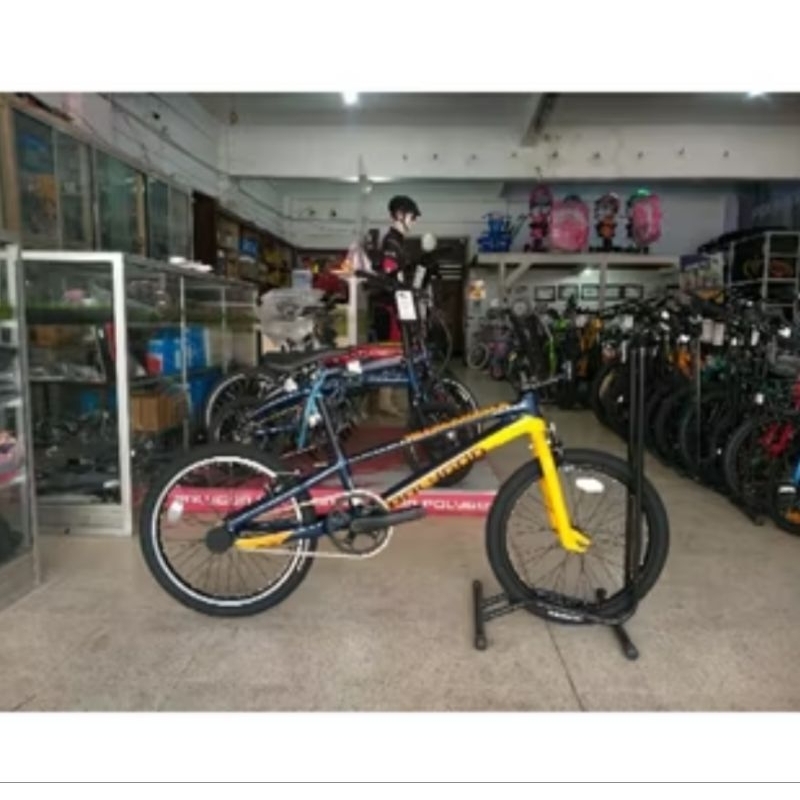 Sepeda Bmx 20 Polygon Razor Pro New 2025 Biru Kuning