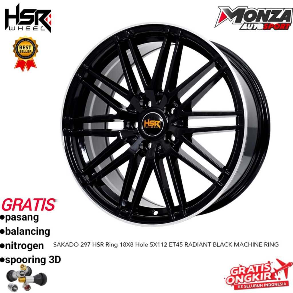 Velg mobil mercy,tiguan,clubman R18 Hsr Sakado