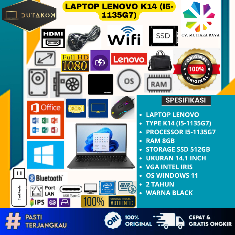 LAPTOP LENOVO K14 (I5-1135G7)