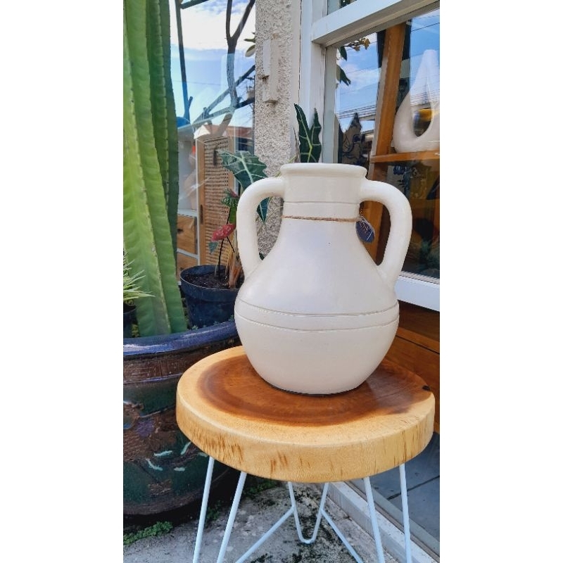 vas gerabah murah pot gerabah pot tanah liat cream