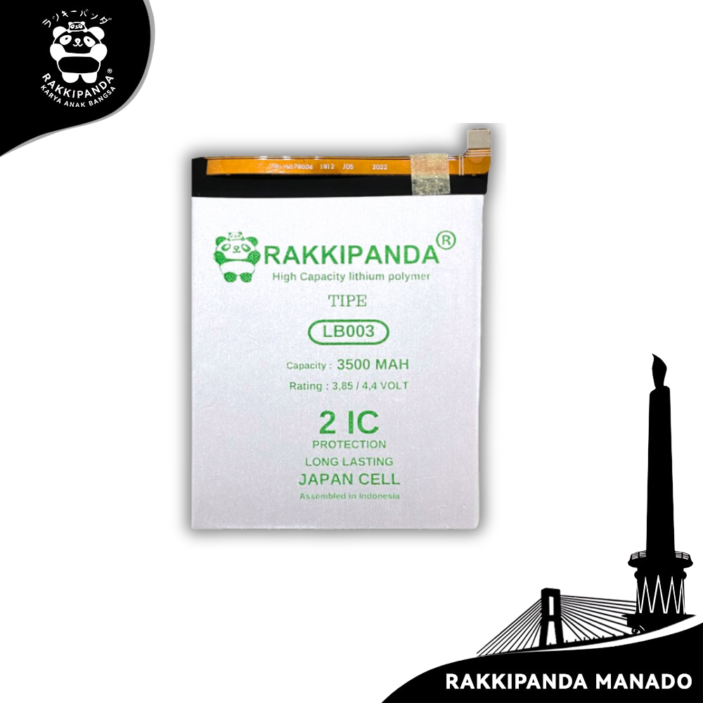 RakkiPanda Baterai HP LB003 Lenovo K5 K350T