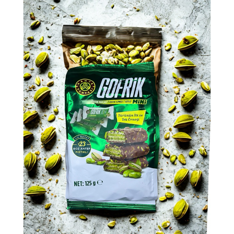 

COKLAT WAFER GOFRIK MINI 125gram Isi 10pcs kecil-kecil