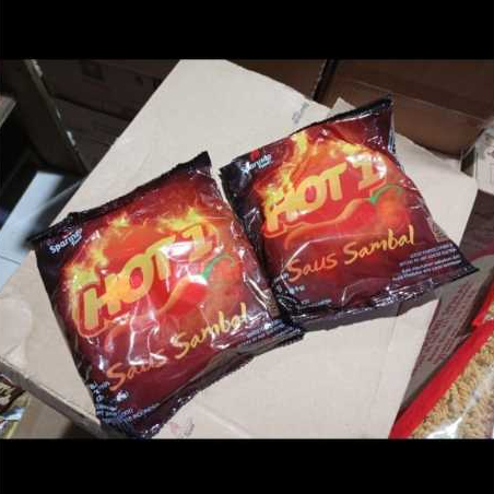

Saus Hot 1 sachet / hot 1 stick isi 24 pcs