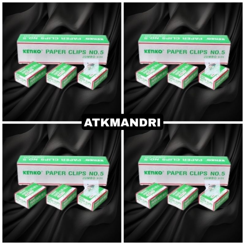 

PAPER CLIPS KENKO NO.5(SIZE JUMBO) ORIGINAL NEW