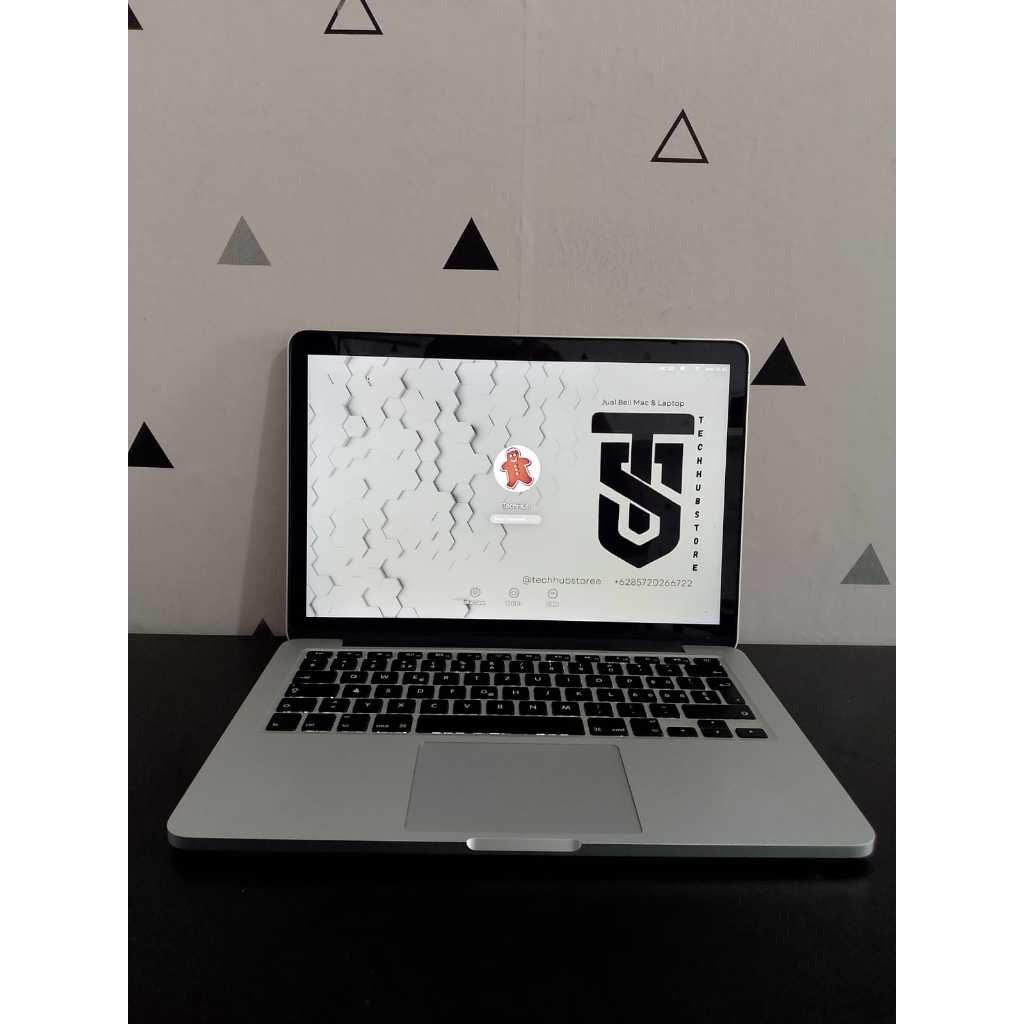 Promo OBRAL Apple Laptop Macbook Pro Retina 2015 13,3inch Mac IOS sistem Core i5 Ram 8GB SSD 128GB O