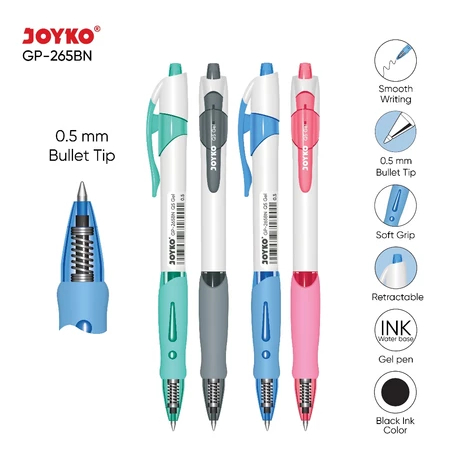 

Gel Pen Pulpen Pena Joyko GP-265BN Q5 Gel 0.5 mm Pulpen Sekolah Pulpen Kantor