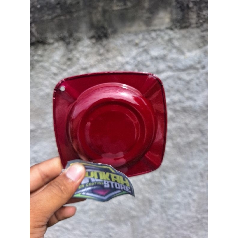 powder coating cat bubuk dark red metalik
