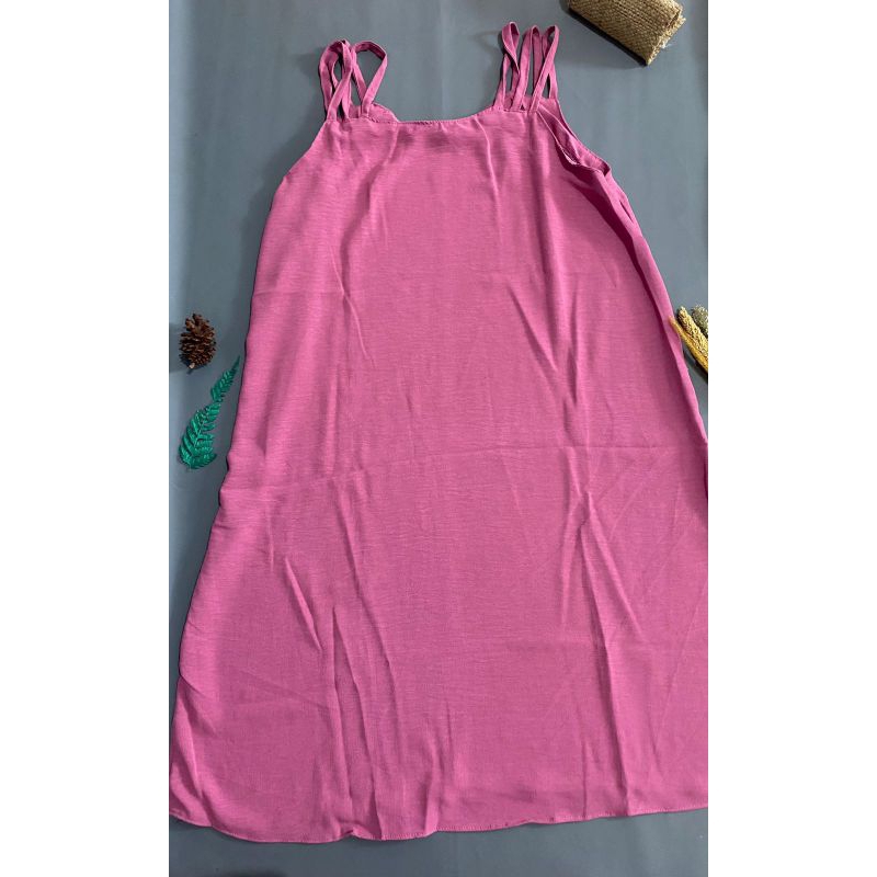 DASTER SINGLET CRINKLE TALI KECIL
