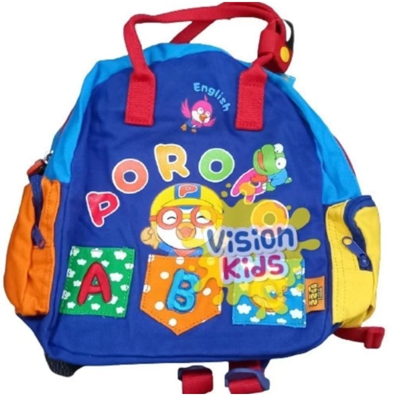 TAS PORORO ABC BACKPACK BIRU