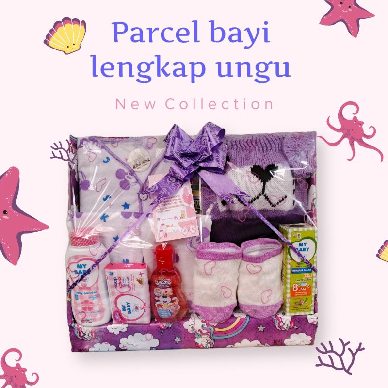 Parcel Jumbo Komplit Setelan Panjang Bayi Laki-Laki Perempuan Set Topi Rajut
