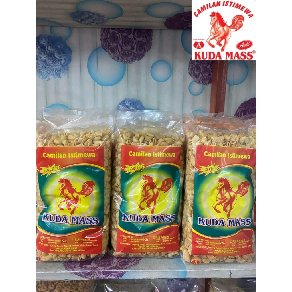 

MAKARONI SEPAT RASA ORIGINAL 500 gr PRODUK ASLI UD KUDA MASS A