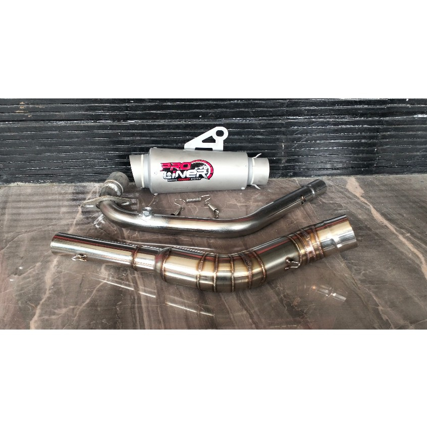 Knalpot Racing ProLiner TR1 Short Supra X 125 Blade Jupiter Z Z1 Smash Shogun SP 125 Vega R ZR Khari