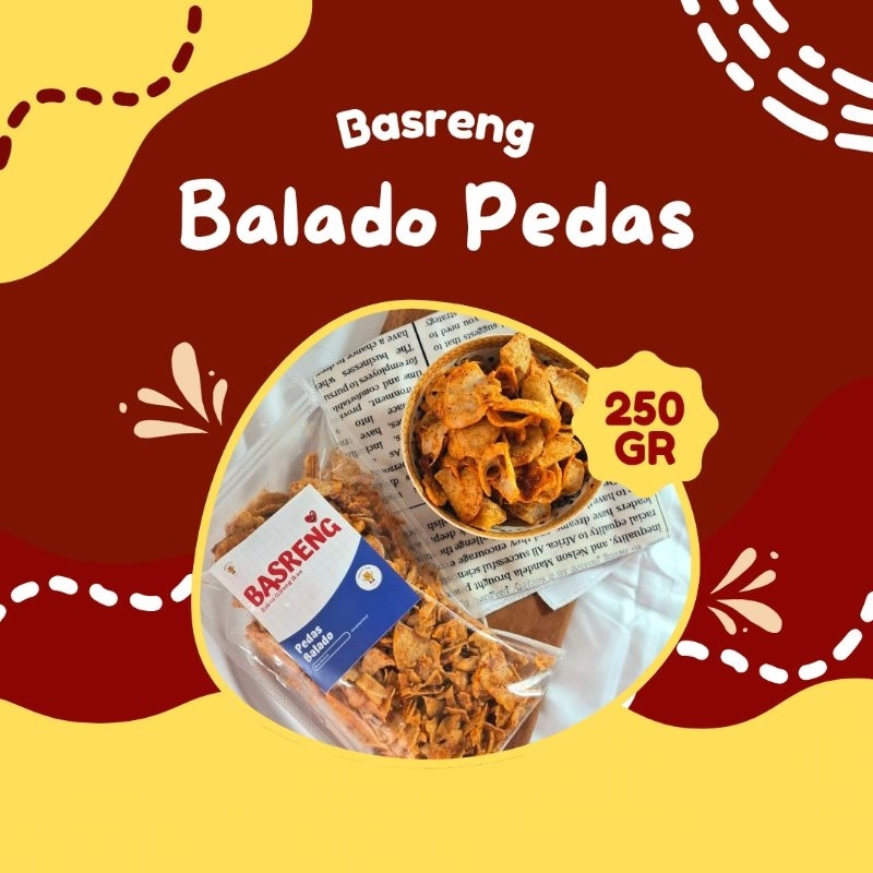 

BASRENG RENYAH BALADO PEDAS BY ANGKAPUTFOOD 250 GR
