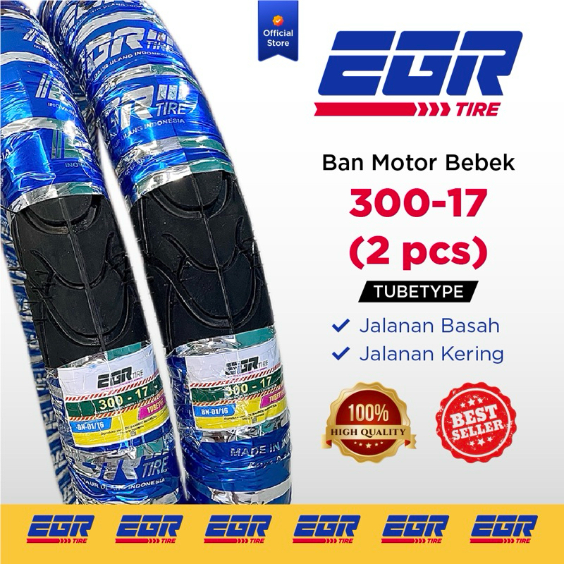 EGR TIRE ban luar motor Vario Supra Vega Revo Jupiter velg 17 ukuran 300-17