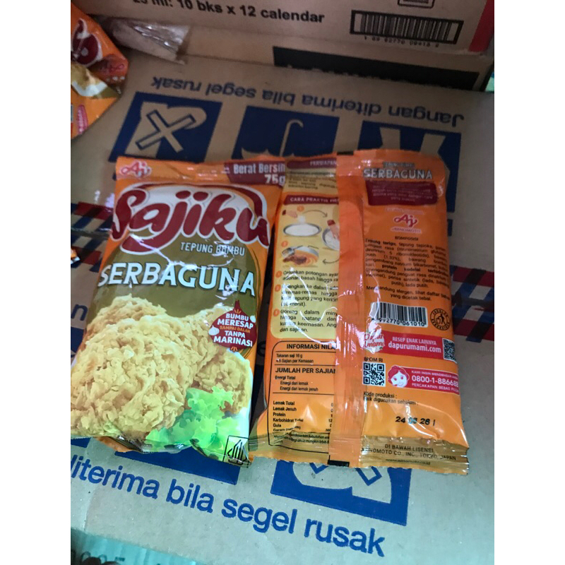 

1PCS TEPUNG BUMBU SAJIKU SERBAGUNA KEMASAN 75gr