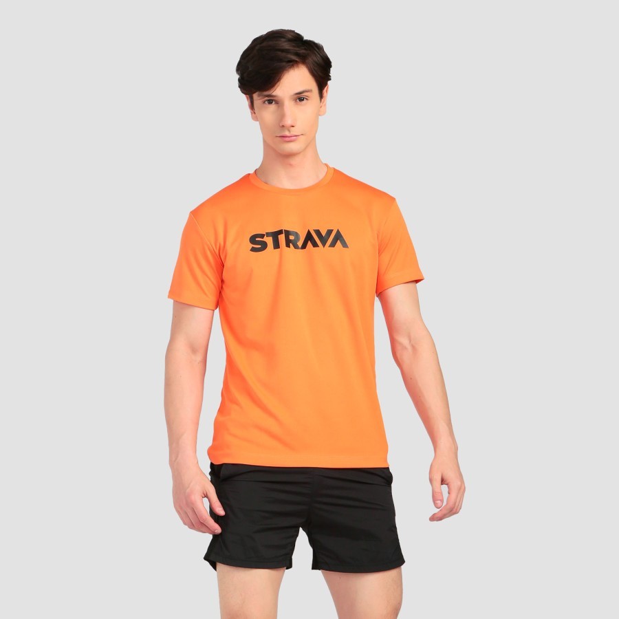 Strava Jersey Running Jersey Lari Kaos Running & Gym Dryfit