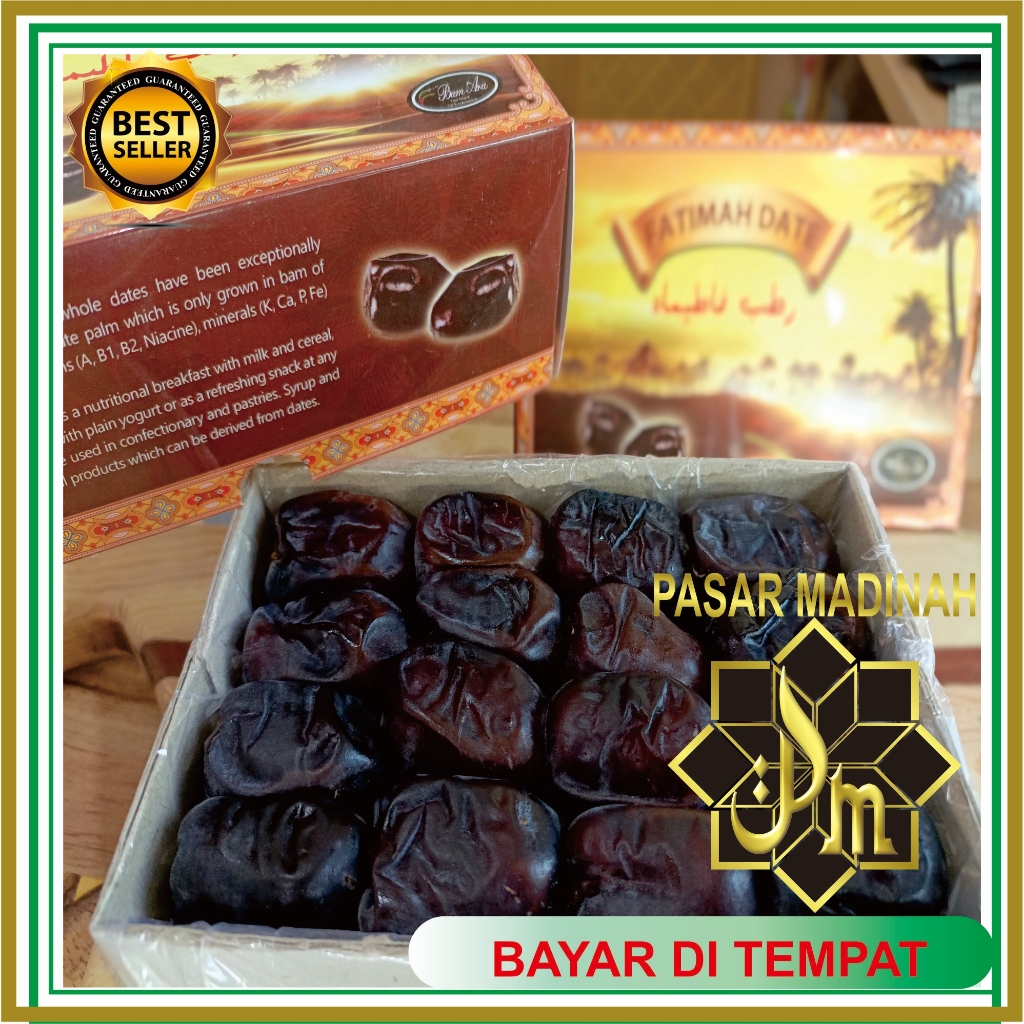 

Kurma Anggur Bam Super lembut dan Legit Fatimah Dates 550gr