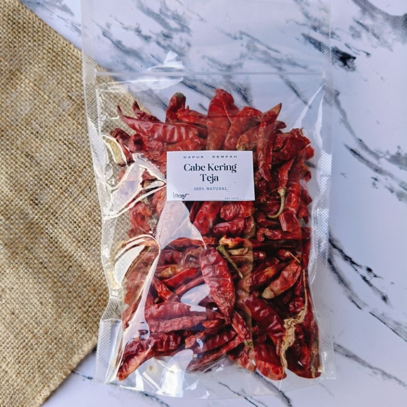 

Dapur Rempah Cabe Teja Kering Cabe Rawit Merah Kering Dry Chilli