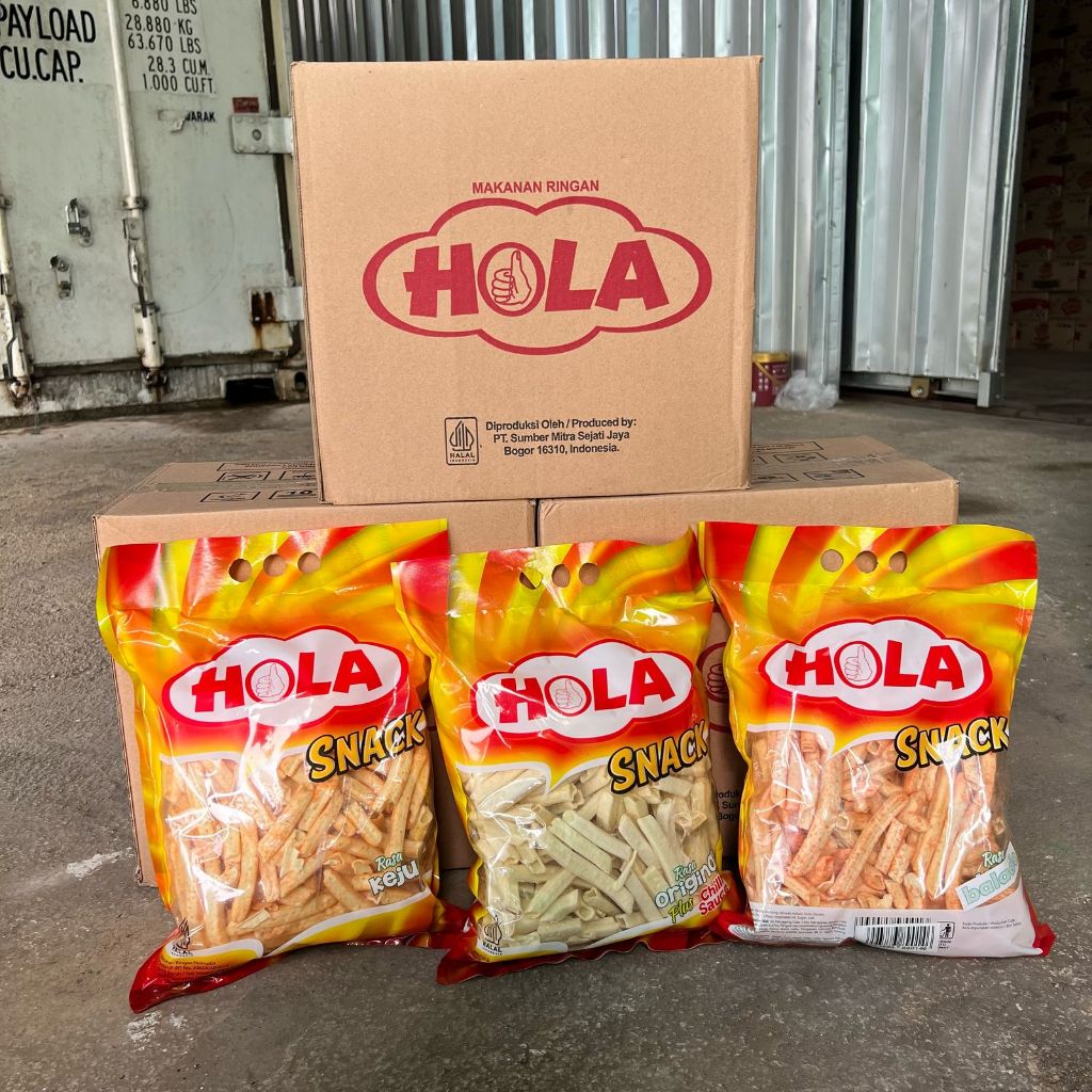 

Hola Snack Potato Stik 200gr Rasa Original/Balado/Keju 1 Dus x 5 Pcs