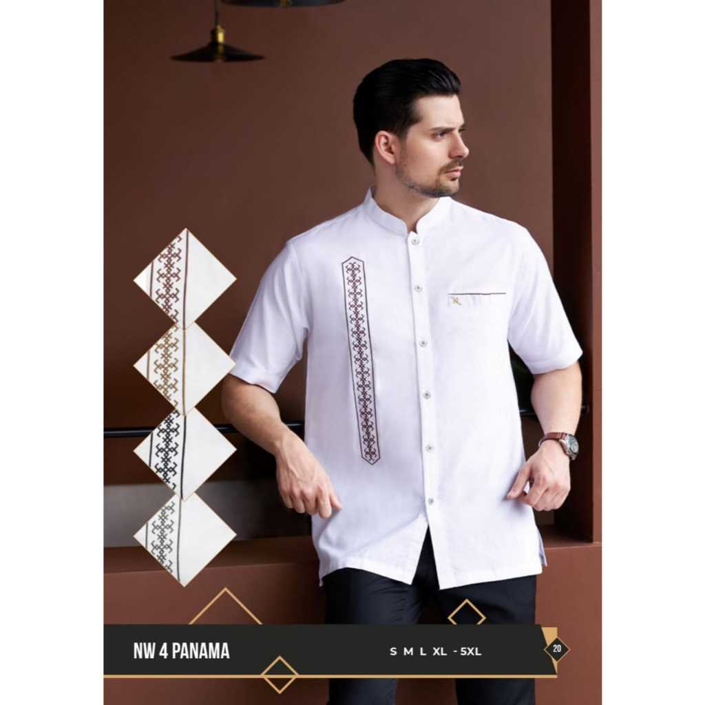 BAJU KOKO NIZAR BORDIR NEW 2025 NW 4 PANAMA / Koko Nizar Terbaru 2025 Pendek