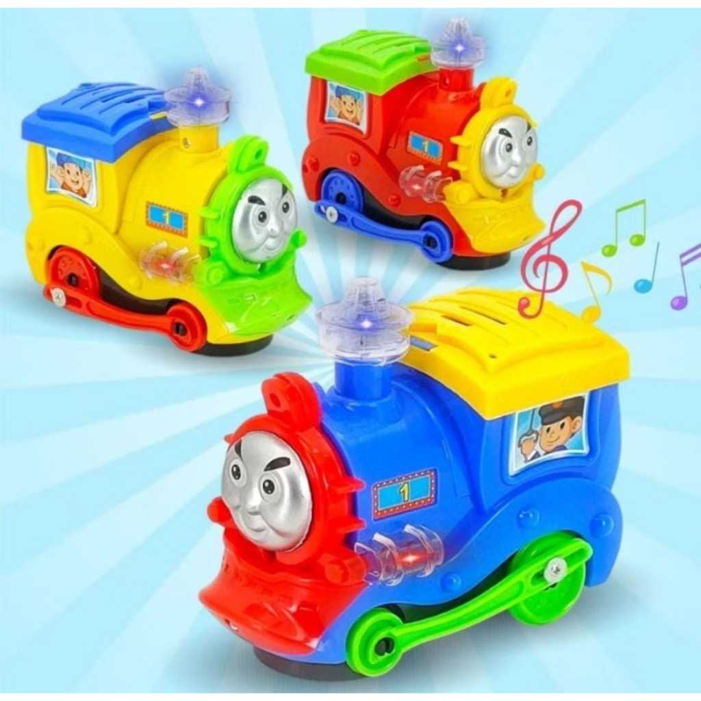 Cod Mainan Kereta Api Menggunakan Baterai Musik / Mainan Anak Kereta Api Berjalan