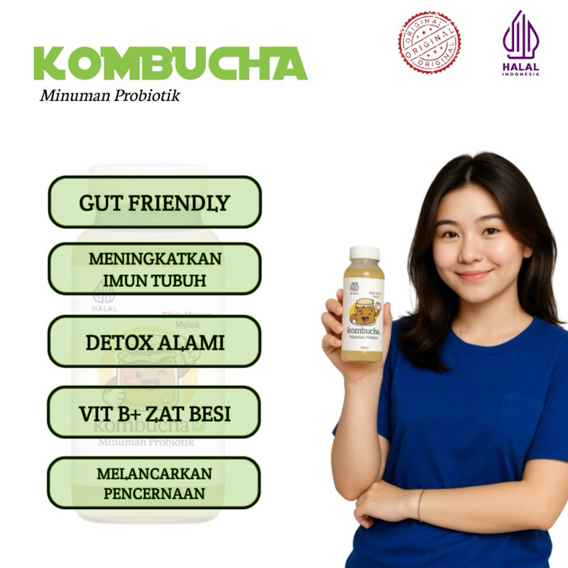

Probiotik Healthy Drinks -Kombucha Keto dan diabetes 1L