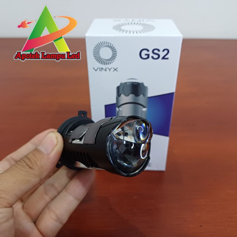 Mini biled projector vinyx GS-H4 projie h4 lampu motor mobil vinyx gs h4