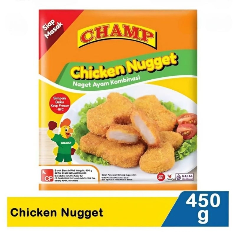 

Champ Chiken Nugget 450G