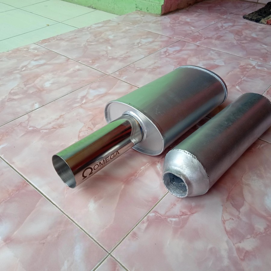 KNALPOT MOBIL RACING OMEGA+Resonator NGEBAS KERING
