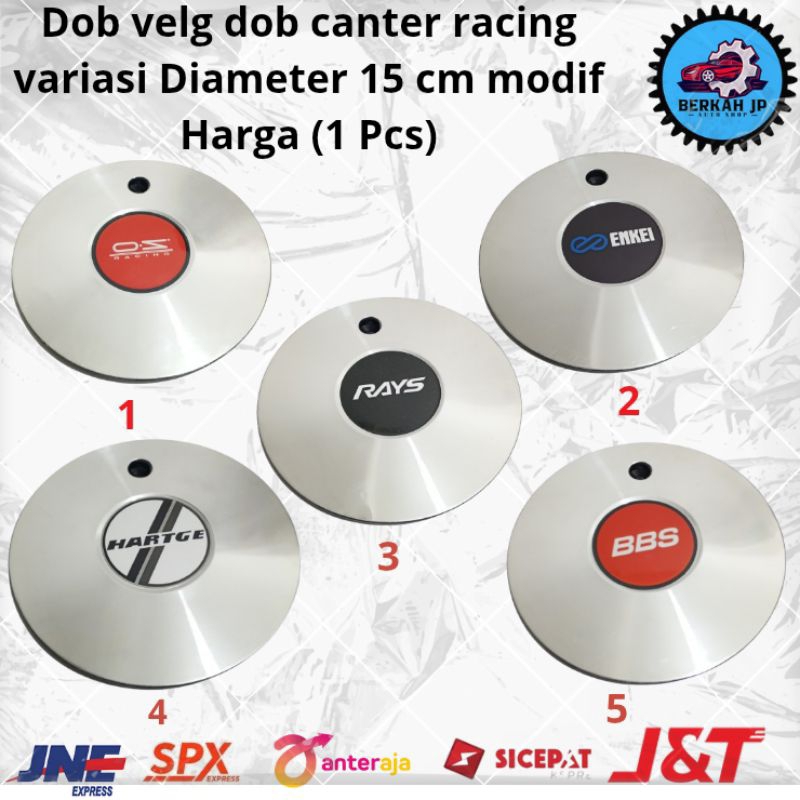 Dop velg dop canter racing variasi Diameter 15 cm modif Harga (1 Pcs)