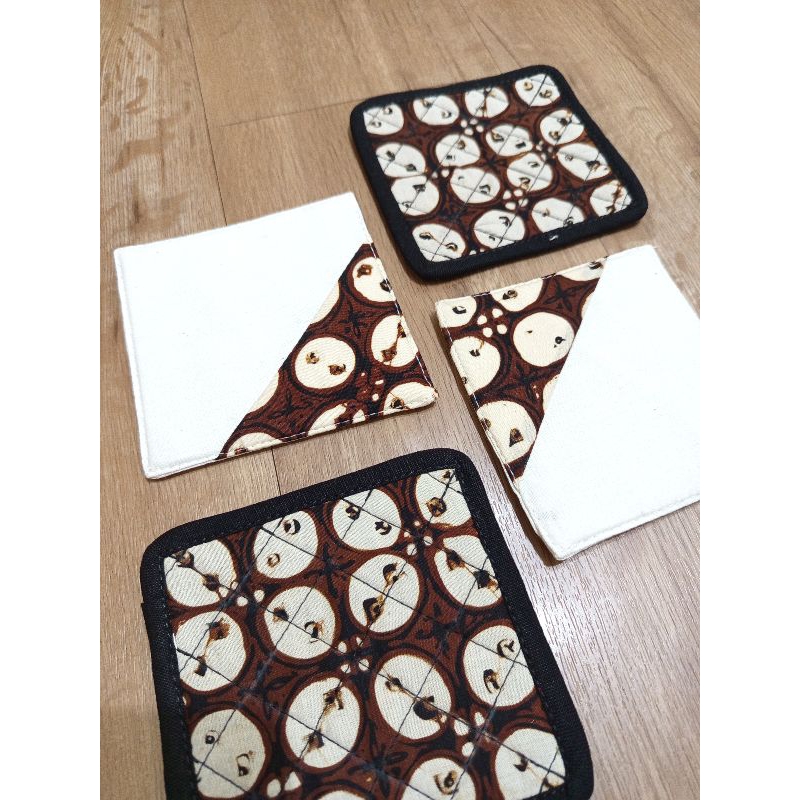 tatakan gelas kain handcraft