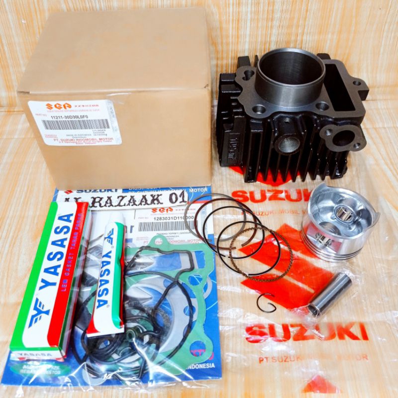 BLOK SEHER KIT ISI PISTON SUZUKI SHOGUN 110R/SHOGUN KEBO 110