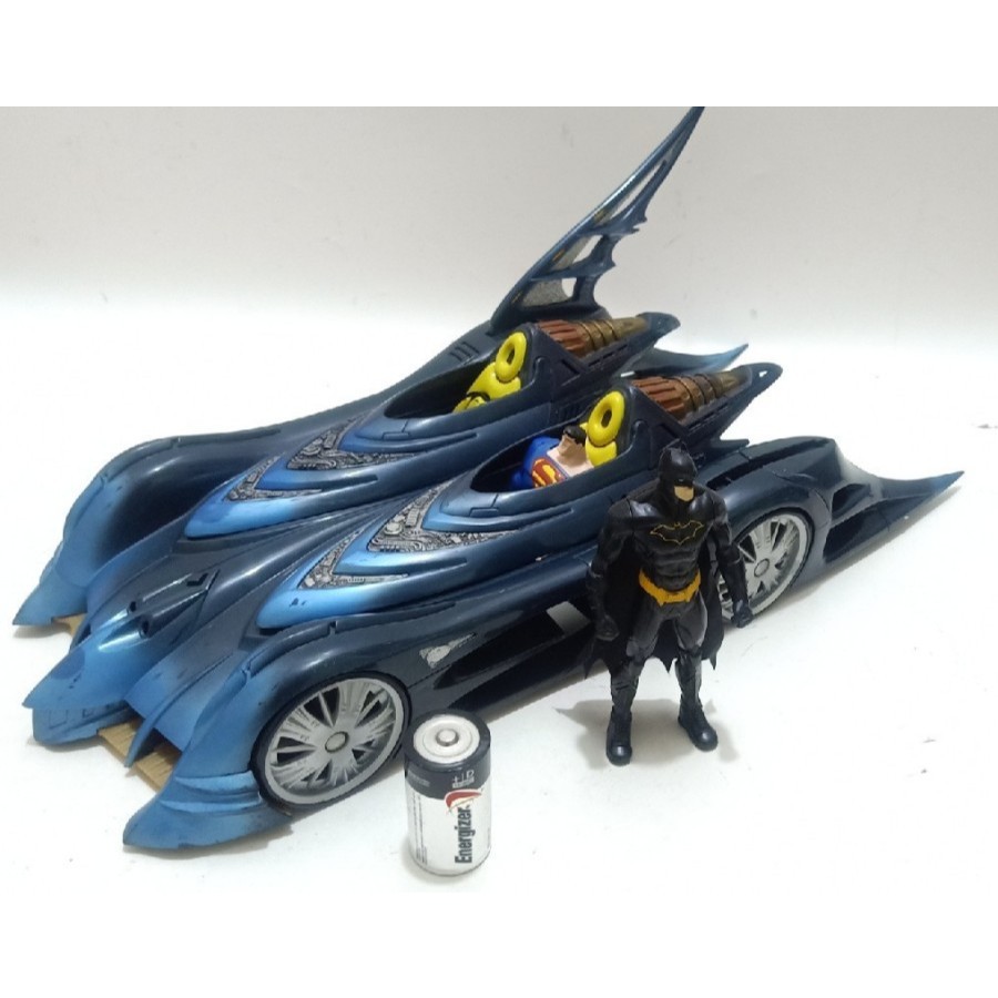 mattel batman batmobile detachable motorcycle 2003 superman figure
