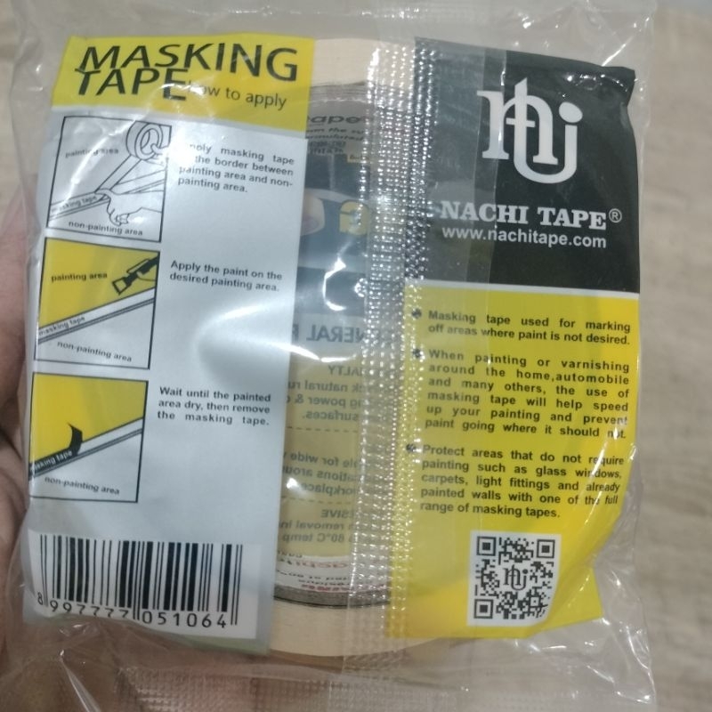 

Lakban Kertas Nachi 24 mm x 20 yard